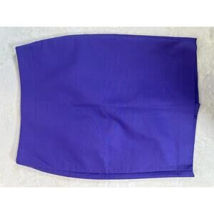 New Women’s 2 J.Crew Purple Pencil Skirt Cotton Workwear Office Siren Corpcore